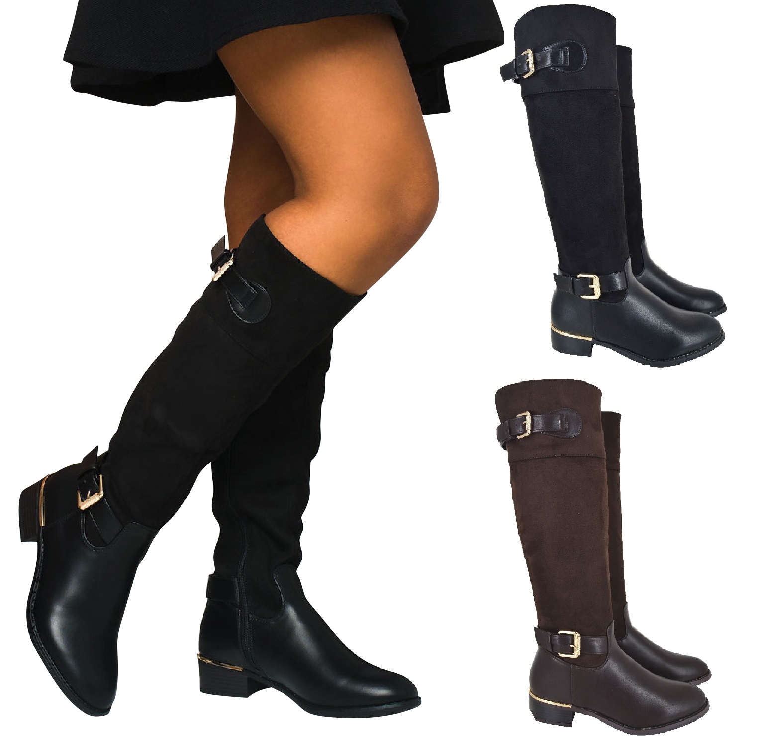 schuh calf length boots